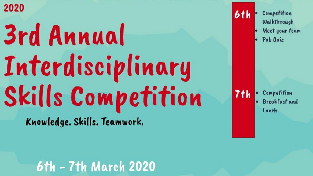3rd Annual Interdisciplinary Skills Competition 2020 